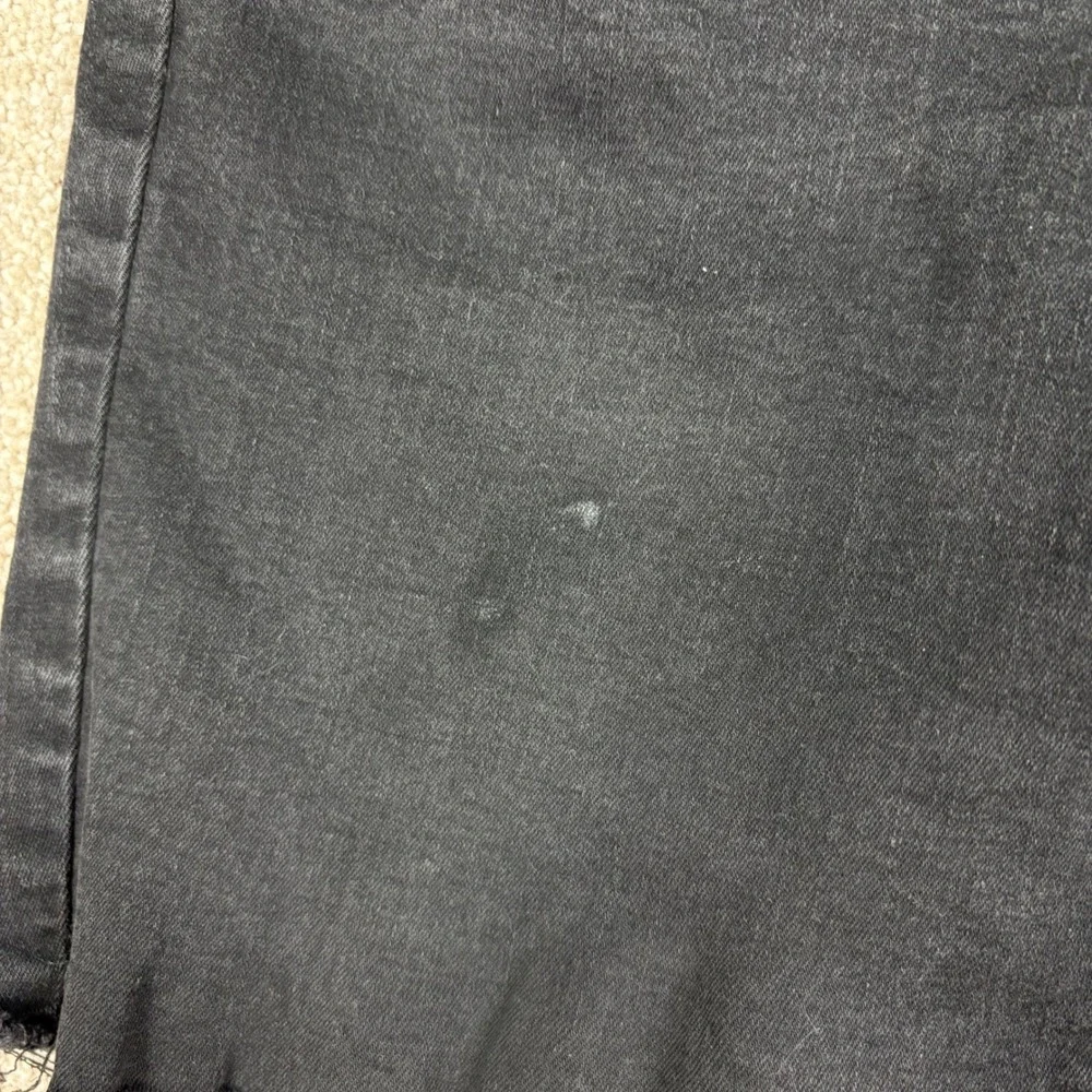 Ripton & Co Womens Performance Denim Jorts Black Cut Off Shorts Size 27